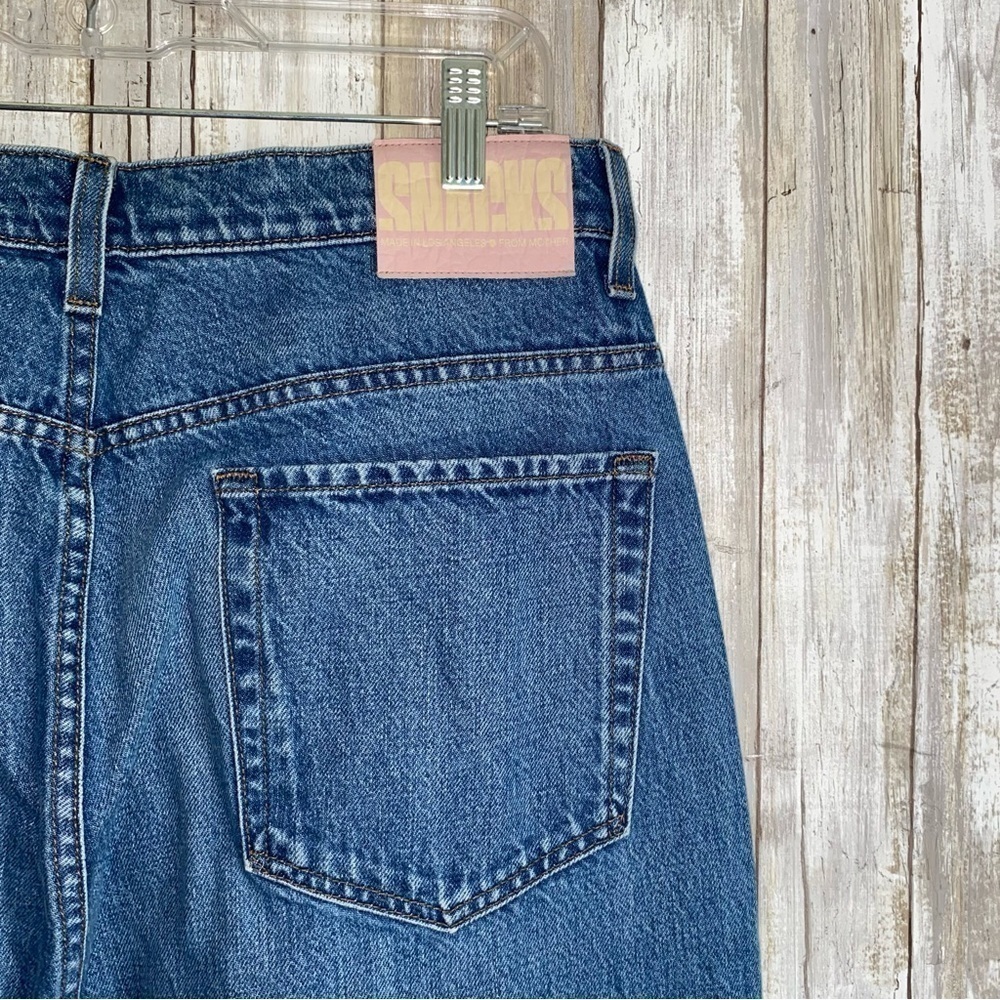 MOTHER Twizzy Skimp Snacks High Rise Straight Leg Jeans Delicious Memories 27 - Picture 7 of 11
